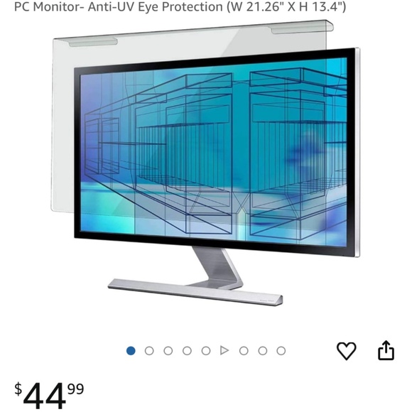 PC Anti-Blue Light Screen Protector - Picture 2 of 5